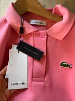 Charger l&#39;image dans la galerie, Polo Lacoste rose Neuf avec étiquettes
