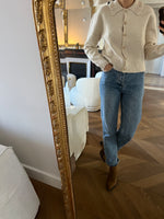 Charger l'image dans la galerie, H&amp;M -  Gilet beige boutons dorés
