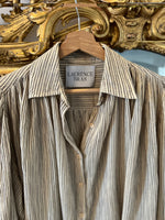 Charger l&#39;image dans la galerie, Laurence Bras - Blouse chemise à rayures beige
