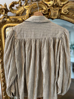 Charger l&#39;image dans la galerie, Laurence Bras - Blouse chemise à rayures beige
