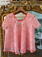 Charger l&#39;image dans la galerie, Claudie Pierlot - T shirt dentelle fluo
