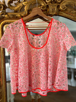 Charger l&#39;image dans la galerie, Claudie Pierlot - T shirt dentelle fluo
