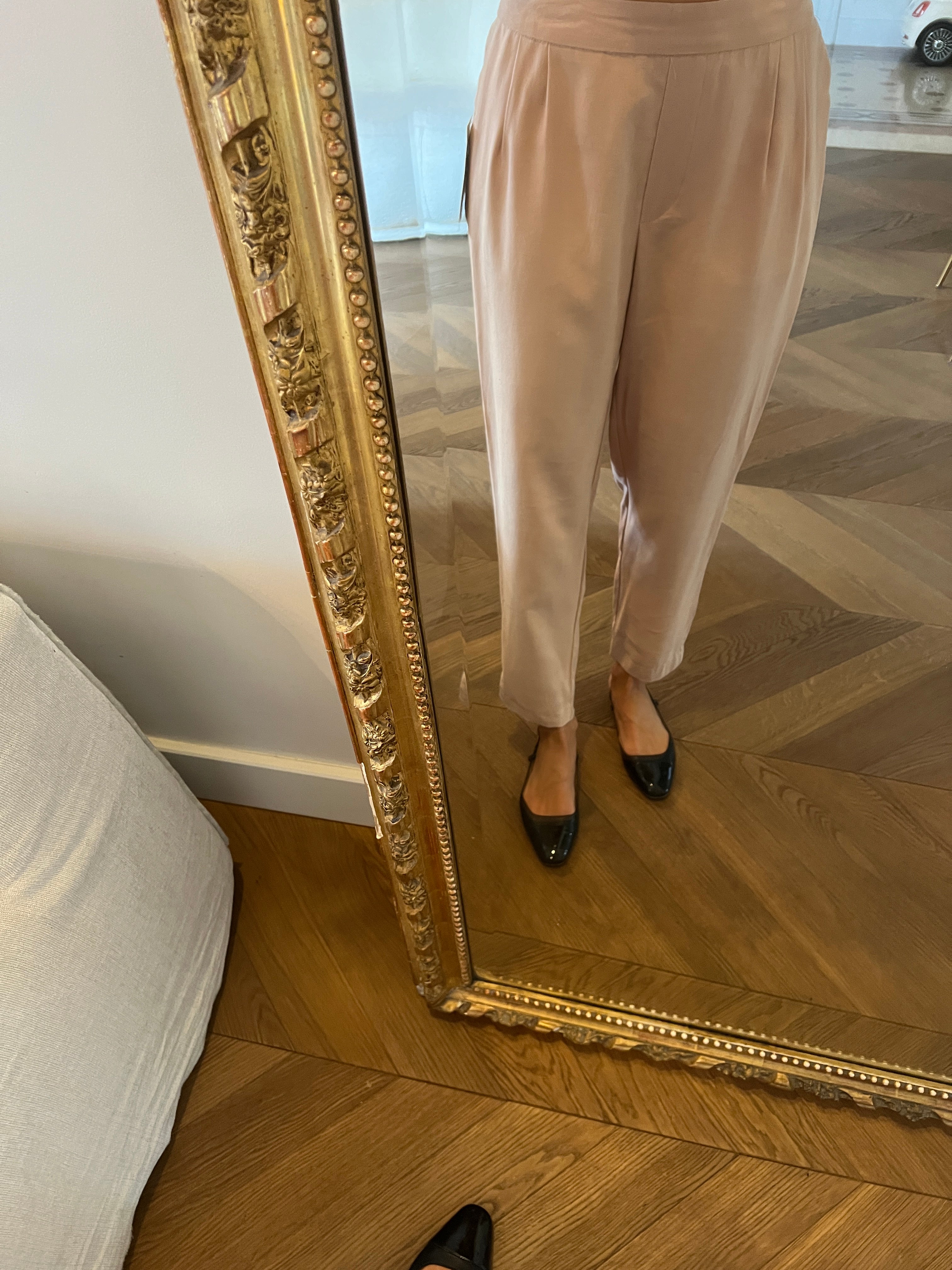 Pantalon Neuf Zara rose pale