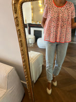 Charger l&#39;image dans la galerie, Claudie Pierlot - T shirt dentelle fluo
