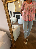 Charger l&#39;image dans la galerie, Claudie Pierlot - T shirt dentelle fluo
