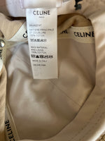 Charger l&#39;image dans la galerie, Celine - Casquette en velours beige neuve
