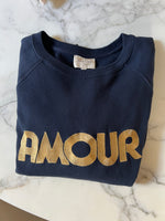 Charger l'image dans la galerie, Sézane  - Sweat bleu marine Amour
