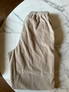 Pantalon American Vintage beige cotelé Padow