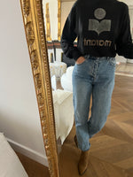 Charger l'image dans la galerie, Isabel Marant  - T-shirt manches longues en lin noir
