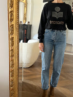 Charger l'image dans la galerie, Isabel Marant  - T-shirt manches longues en lin noir
