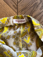 Charger l&#39;image dans la galerie, Topolina - Pantalon fluide à motifs jaunes
