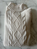 Charger l'image dans la galerie, Pimkie - Robe Pull beige maille tressée
