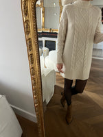 Charger l'image dans la galerie, Pimkie - Robe Pull beige maille tressée
