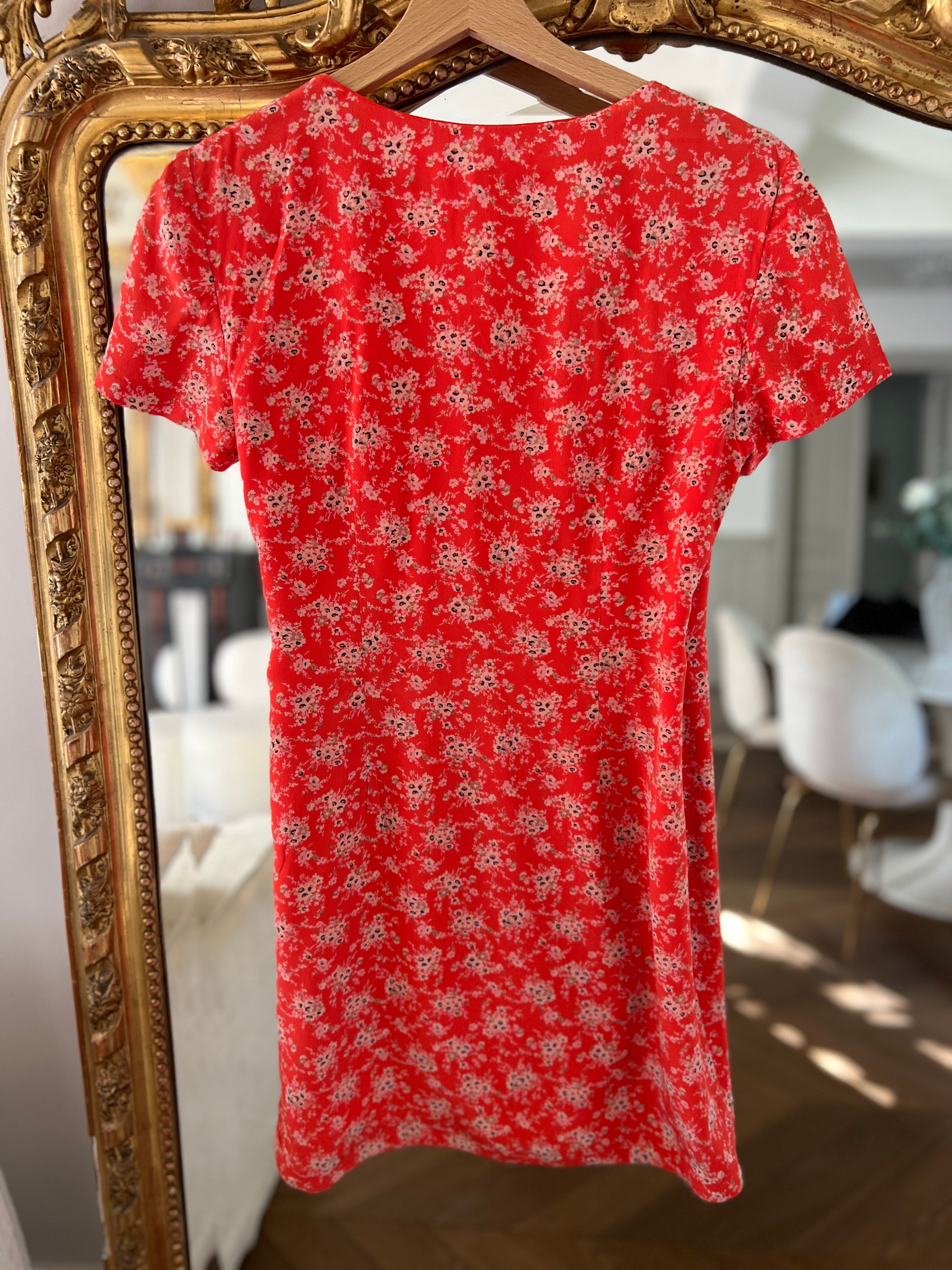 Robe Sézane en soie fleurie