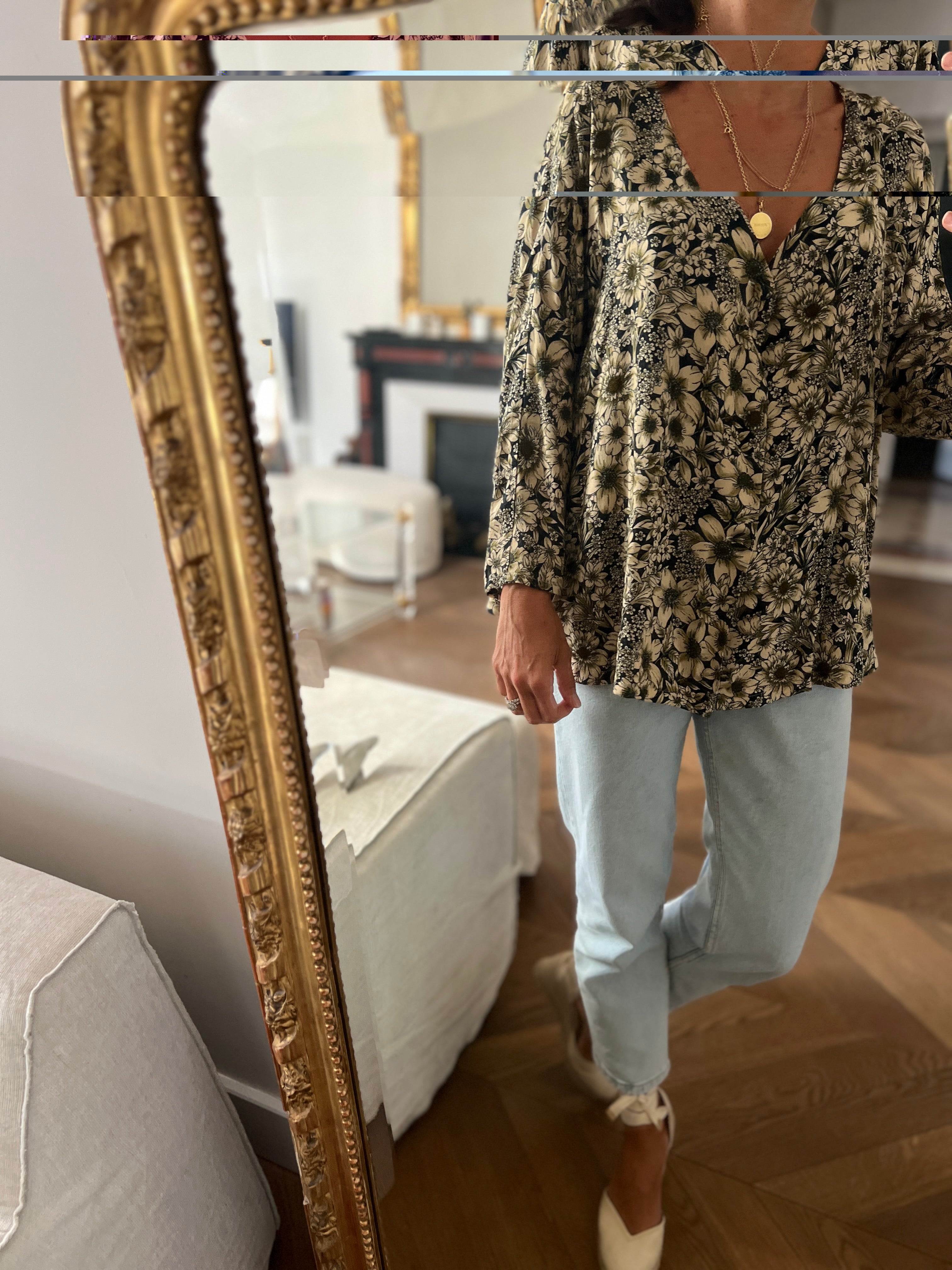 Our Manor- Blouse Florale