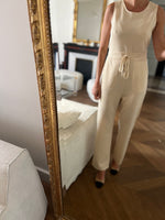 Charger l'image dans la galerie, Combinaison pantalon ecrue fluide

