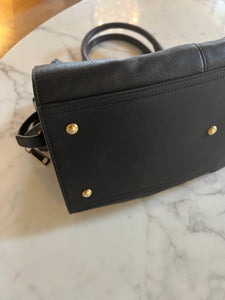 Sac à main Yves Saint Laurent Chyc en cuir noir