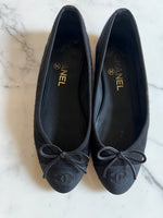 Charger l'image dans la galerie, Chanel - Ballerines noires T.37
