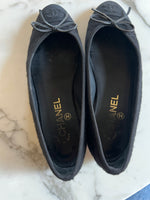 Charger l'image dans la galerie, Chanel - Ballerines noires T.37
