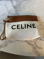 Charger l&#39;image dans la galerie, Celine - Pochette ecrue et camel
