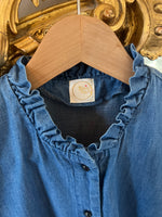 Charger l&#39;image dans la galerie, Top en jean court Des Petits Hauts
