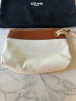 Charger l&#39;image dans la galerie, Celine - Pochette ecrue et camel

