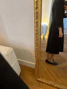 Robe Sézane noir décolleté V et boutons