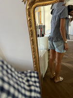 Charger l'image dans la galerie, Sézane - Blouse à carreaux blanc et bleu
