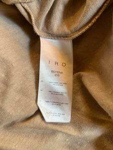 Gilet Iro long beige clair