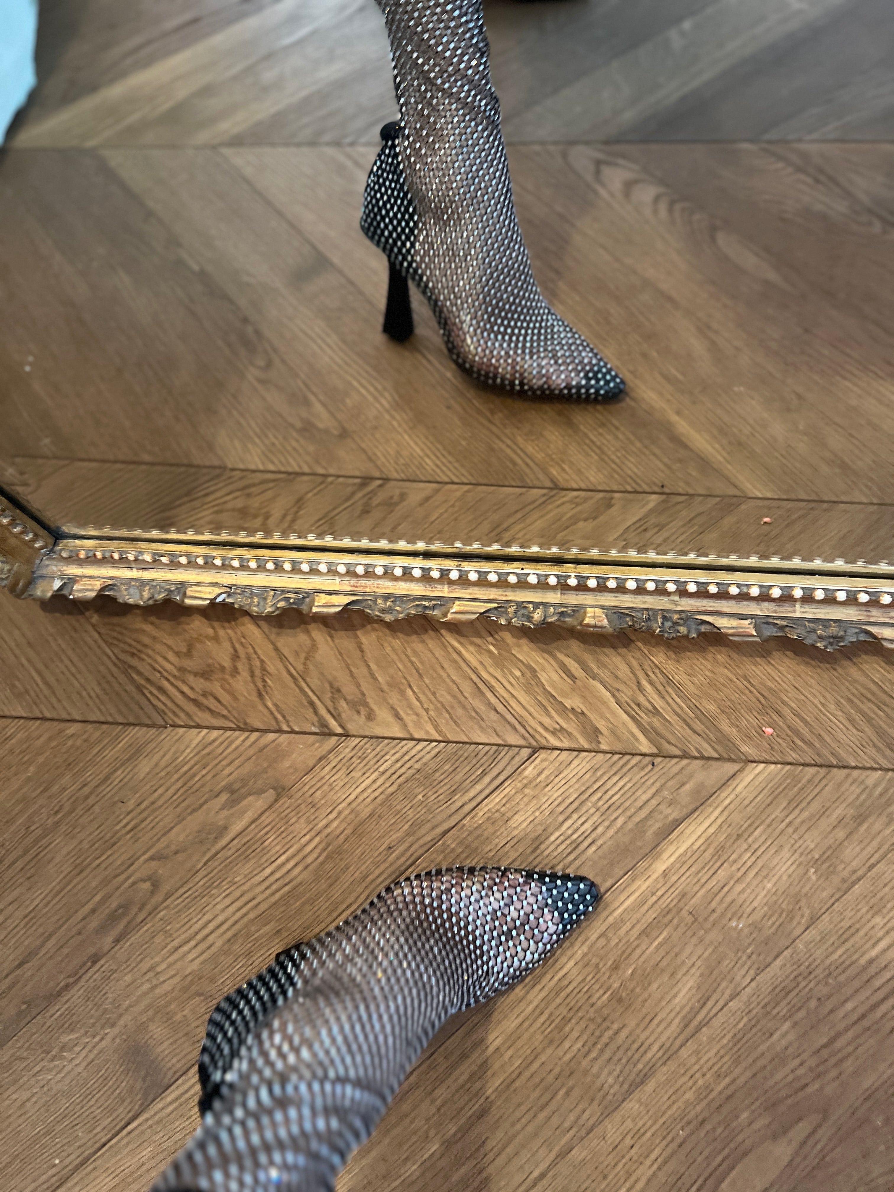 Malika Menard Bottines à strass Mango Neuves avec étiquettes