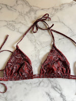 Charger l'image dans la galerie, Etam - Maillot de bain marron à motifs 2 pièces
