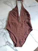 Charger l'image dans la galerie, Etam - Maillot de bain 1 pièce marron irisé
