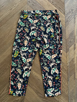 Charger l'image dans la galerie, Zara - Pantalon noir à fleurs colorées
