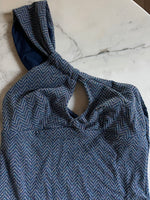 Charger l'image dans la galerie, Rouge Gorge - Maillot de bain 1 pièce bleu irisé
