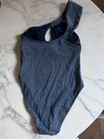 Charger l'image dans la galerie, Rouge Gorge - Maillot de bain 1 pièce bleu irisé
