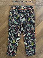 Charger l'image dans la galerie, Zara - Pantalon noir à fleurs colorées
