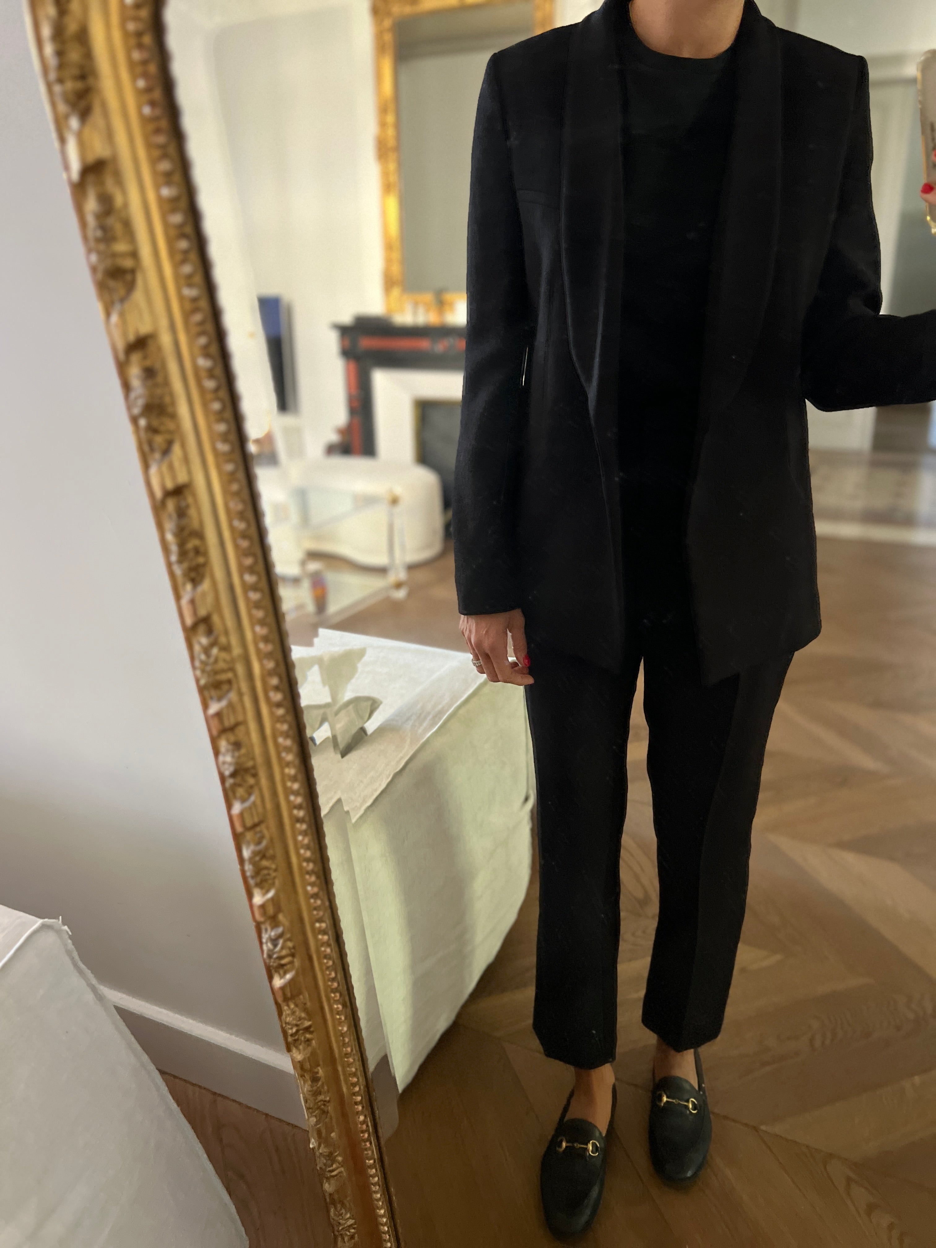 Ba&sh - Blazer Niro noir fluide