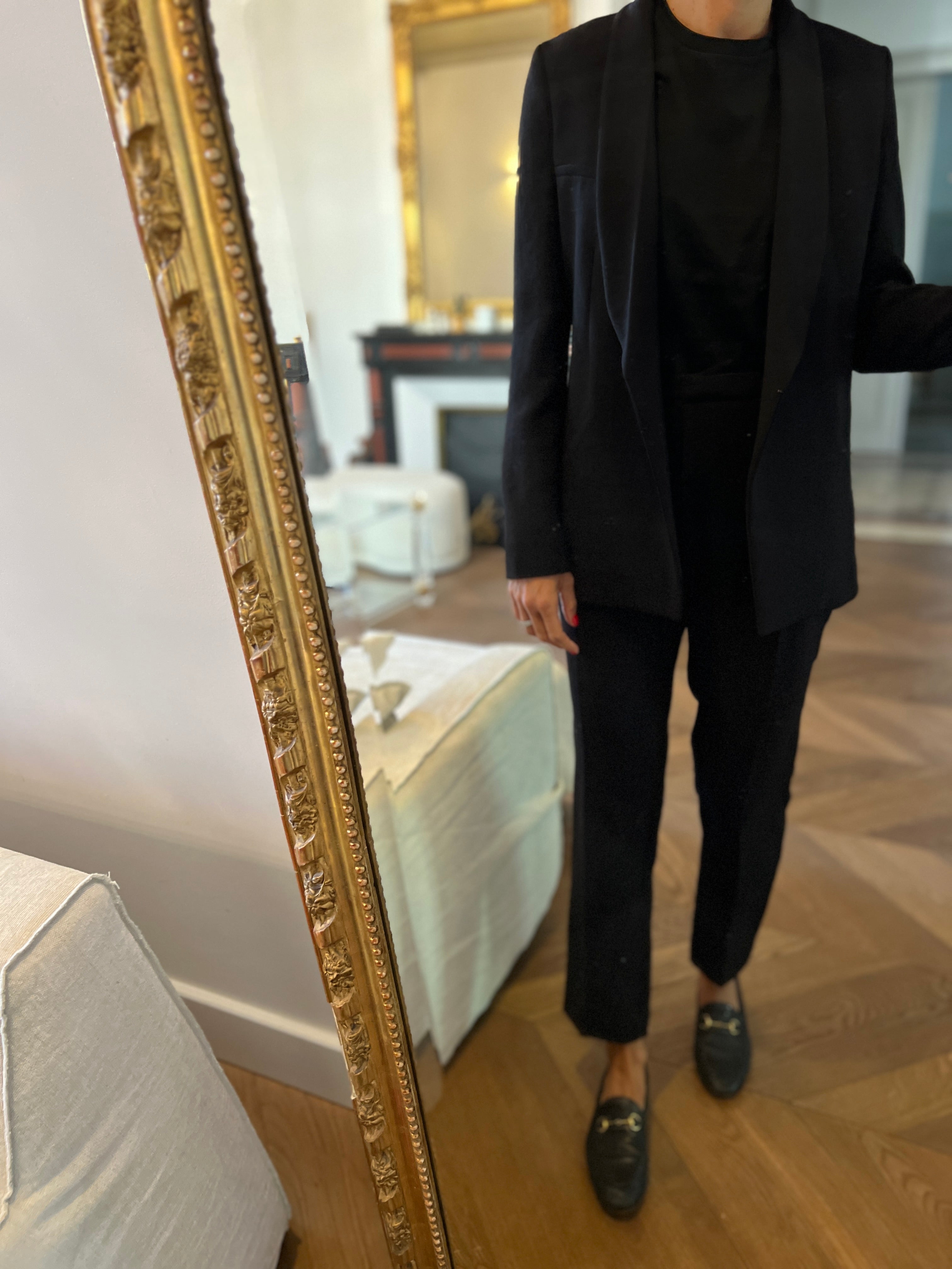 Ba&sh - Blazer Niro noir fluide