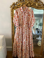 Charger l'image dans la galerie, Our Manor - Robe chemisier à fleurs rose
