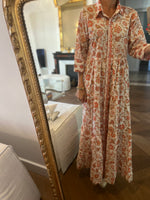 Charger l'image dans la galerie, Our Manor - Robe chemisier à fleurs rose
