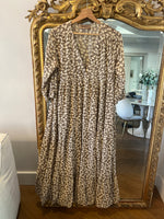 Charger l&#39;image dans la galerie, Banditas - Robe longue marron beige
