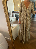 Charger l&#39;image dans la galerie, Banditas - Robe longue marron beige
