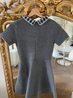 Charger l'image dans la galerie, Zara -  Robe grise col à carreaux

