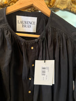 Charger l'image dans la galerie, Laurence Bras - Robe neuve noire longue boutons diamants
