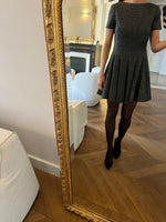 Charger l'image dans la galerie, Zara - Robe gris chiné manches courtes
