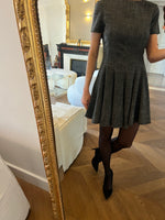 Charger l'image dans la galerie, Zara - Robe gris chiné manches courtes
