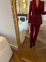Charger l'image dans la galerie, Zara - Tailleur pantalon bordeaux
