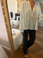 Charger l&#39;image dans la galerie, Forte Forte - Blouse fluide bleu ciel
