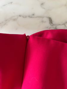 Ariane Brodier Tailleur pantalon et Veste Zara Framboise