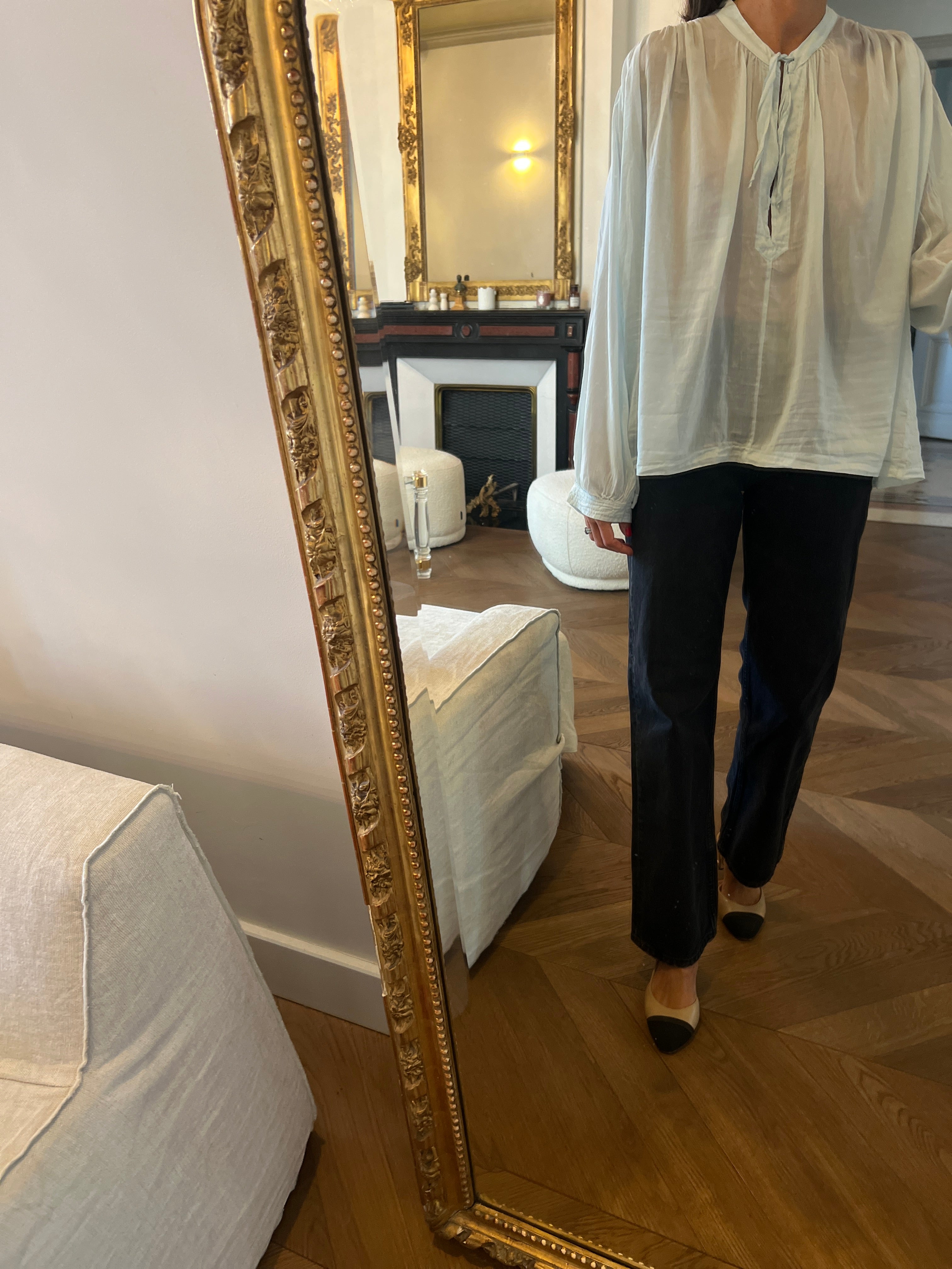 Forte Forte - Blouse fluide bleu ciel